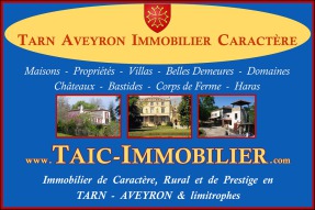 TAIC Immobilier, agence immobilière à Cordes sur ciel,81,tarn,tarn aveyron immobilier caractère
