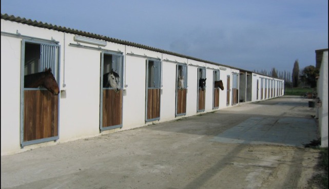 A vendre par TAIC Immobilier secteur Beaucaire Arles centre équestre sur 5ha avec manège, 15 boxes, 28 paddocks avec abris