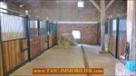 A vendre, 87,Secteur Limoges,poitier,bellac,vaste propriété sur 27 Hectares composée d'une maison d'habitation, dépendances, 19 boxes , carrière,puits,rond de longe, elevage a vendre,taic-immobilier,propriété equestre,paddocks,agence immobiliere tarn avey
