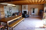 A vendre par TAIC Immobilier Secteur Cuq-Toulza Belle longère de 350m2 avec son gite de 60m2 dépendances sur 2 hectares en situation dominante.